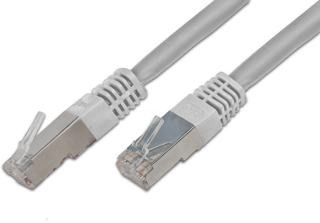 KAT6 Patchkabel, S/FTP, LSOH, grau