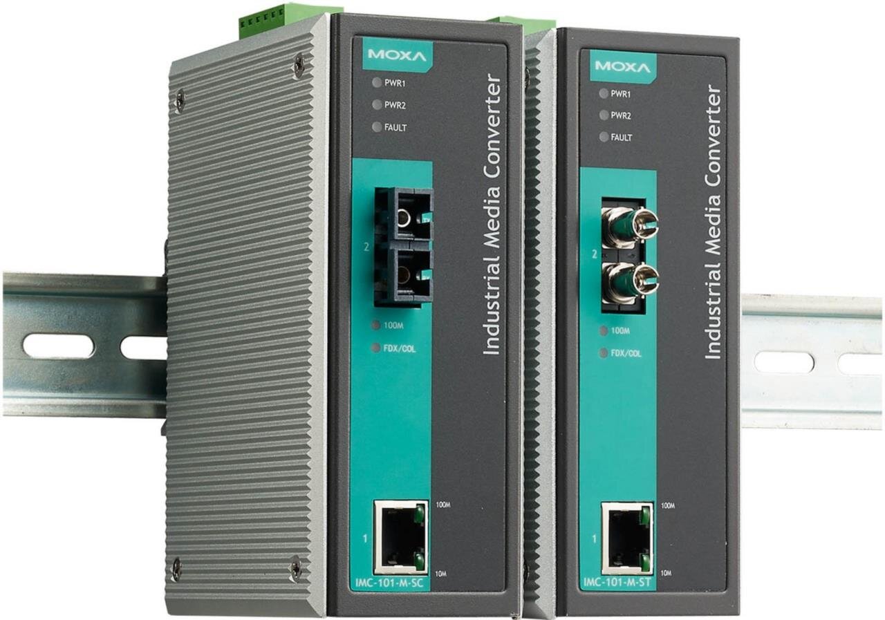 Industrie 10/100BaseT(X) zu 100BaseFX Medienkonverter