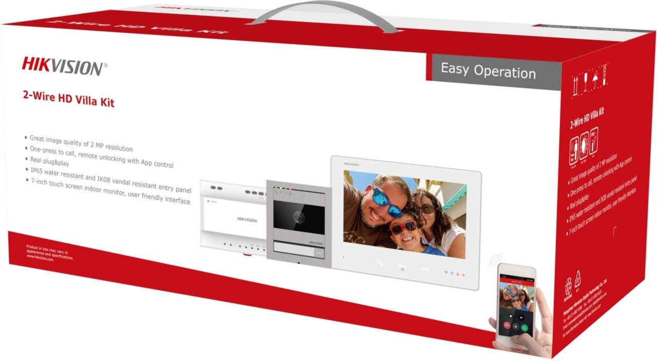 DS-KIS704EY - Video Türsprech Station Set, 2-Draht