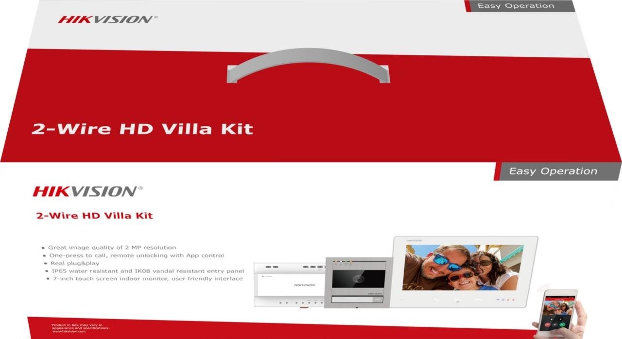 DS-KIS704EY - Video Türsprech Station Set, 2-Draht