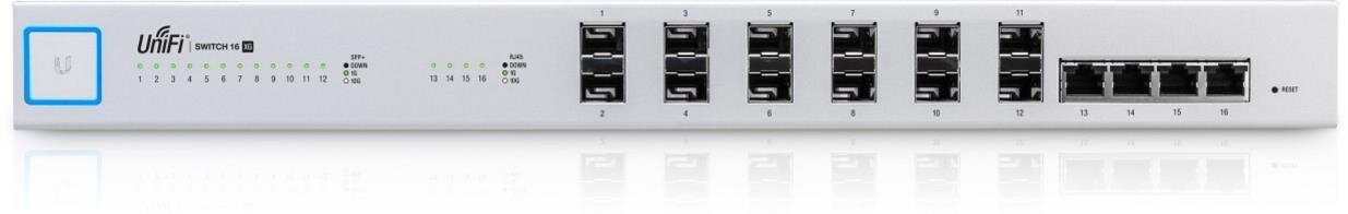 UniFi Switch, 16-Port, 10 Gigabit, Managed Aggregation Switch