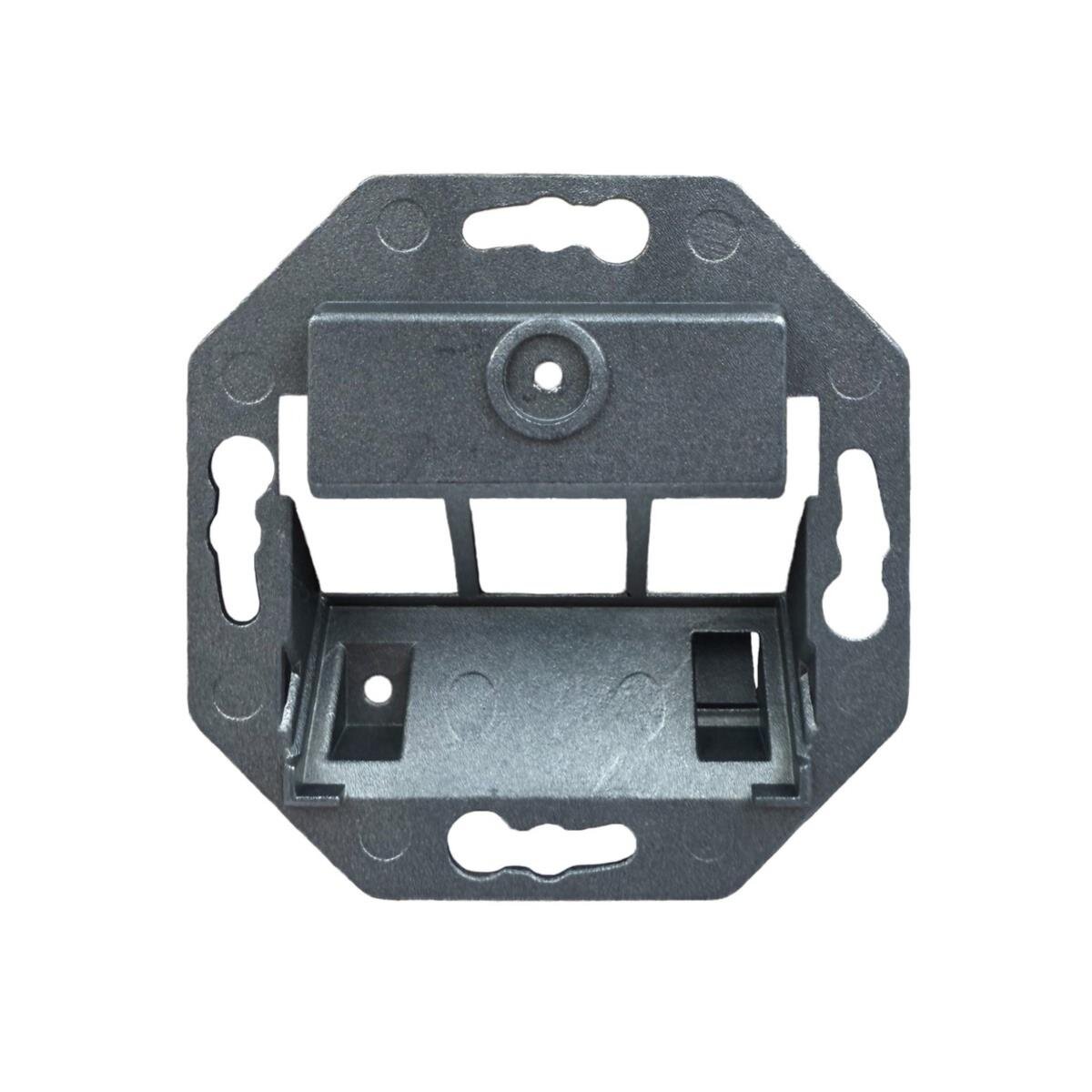 Keystone Leerdose für 3 Module, Unterputz, RAL9010