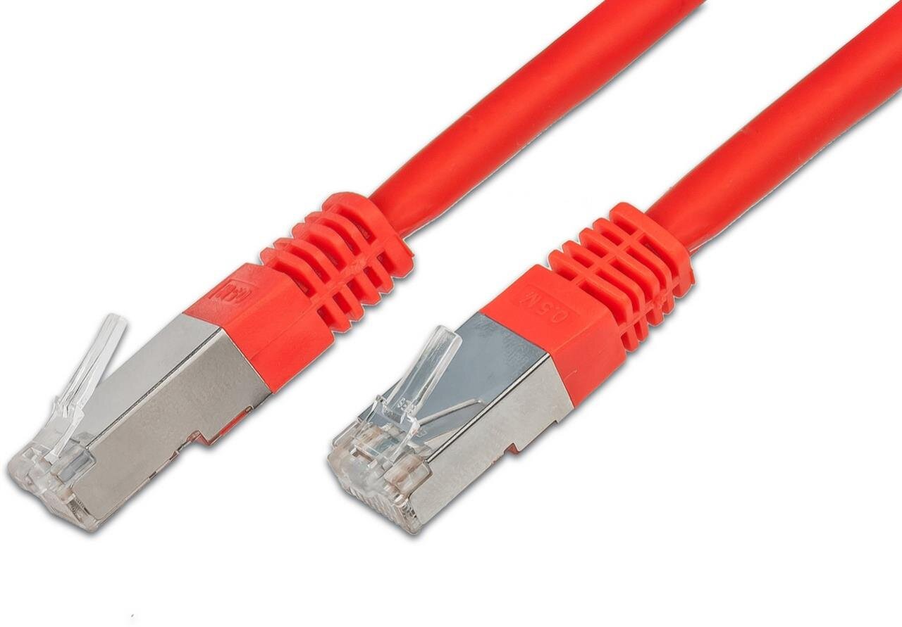 KAT6 Patchkabel, S/FTP, LSOH, rot