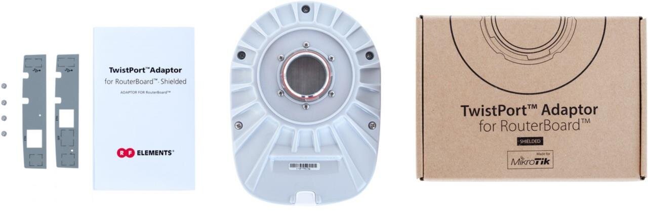 TwistPort™ Shielded Adapter V2 für RouterBoard RB9xx, 7xx, 4xx Serie