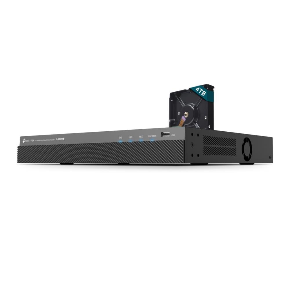 VIGI 16 Kanal PoE+ Netzwerk Video Rekorder, mit 4TB HDD