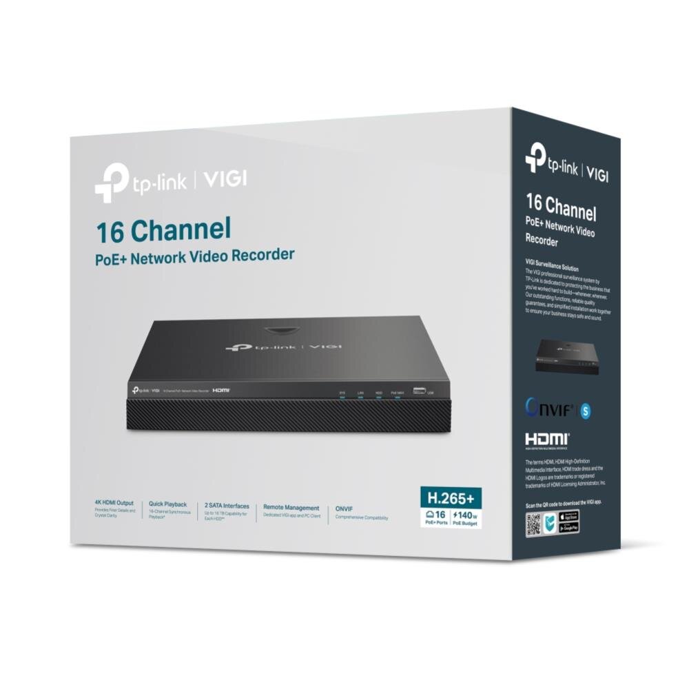 VIGI 16 Kanal PoE+ Netzwerk Video Rekorder