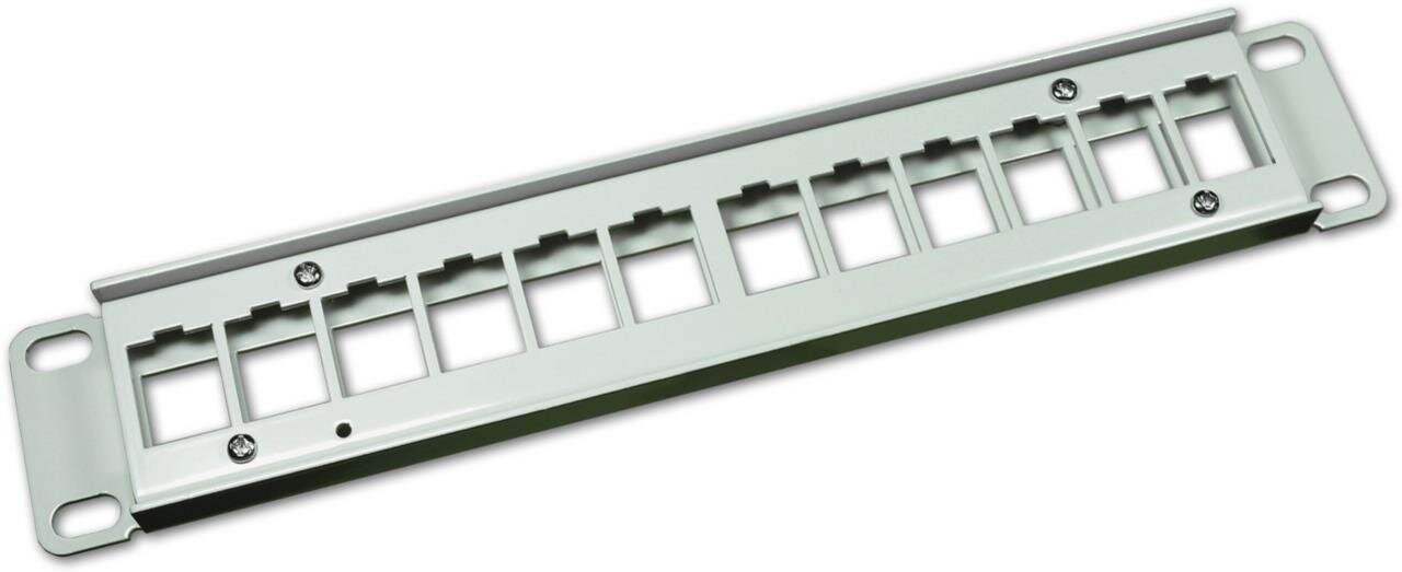12-Port Keystone Modul-Leerpanel, 10