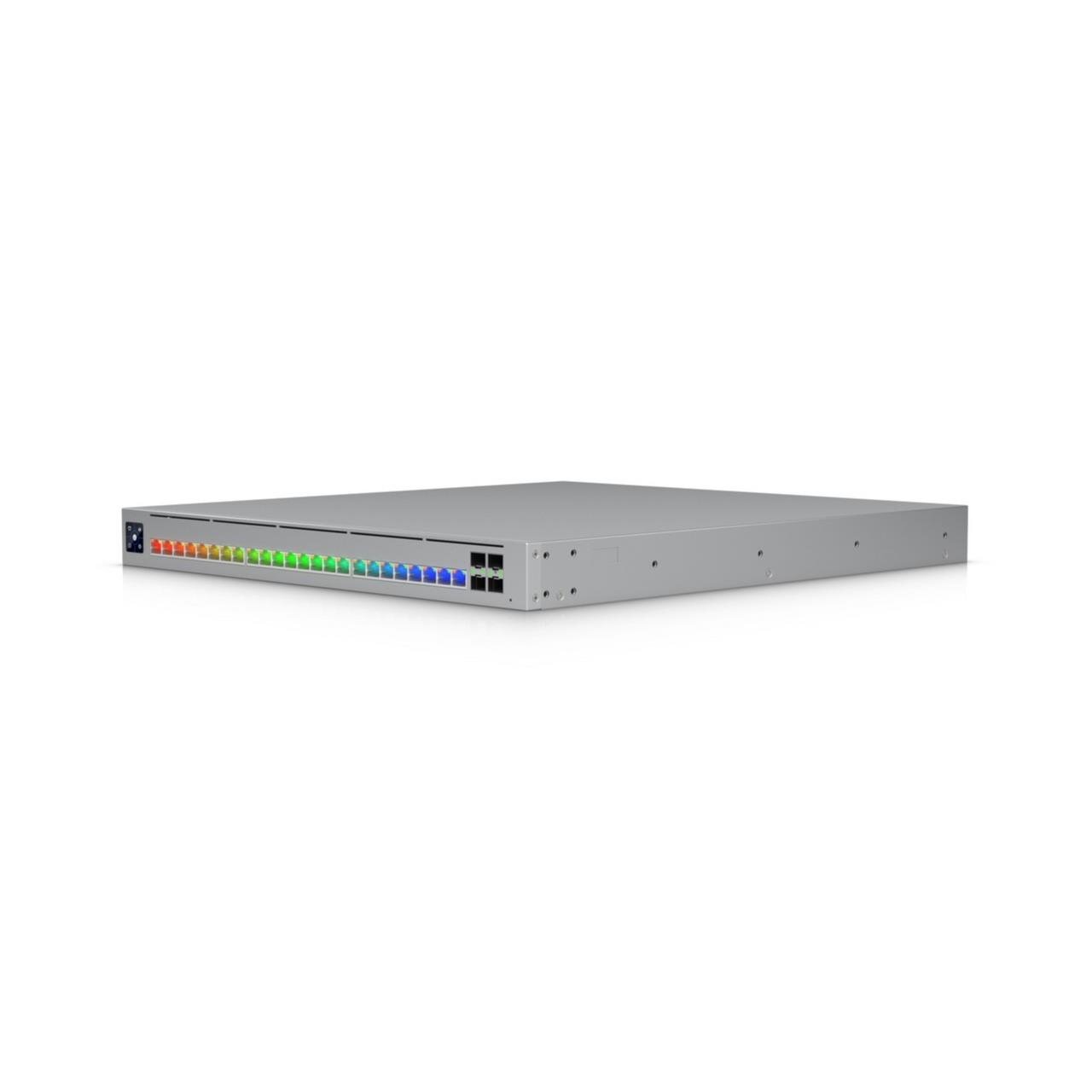 UniFi Enterprise Campus 24S Port Switch, PoE+++, Layer 3, 10 GbE, 25 Gb, 100 Gb