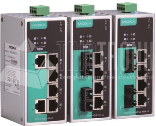EDS-P206A-4PoE Serie, unmanaged Switche, PoE Ports