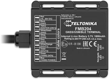 FMB204 GNSS/GSM Tracker, klein, wasserdicht, Bluetooth, Li-Ionen Akku