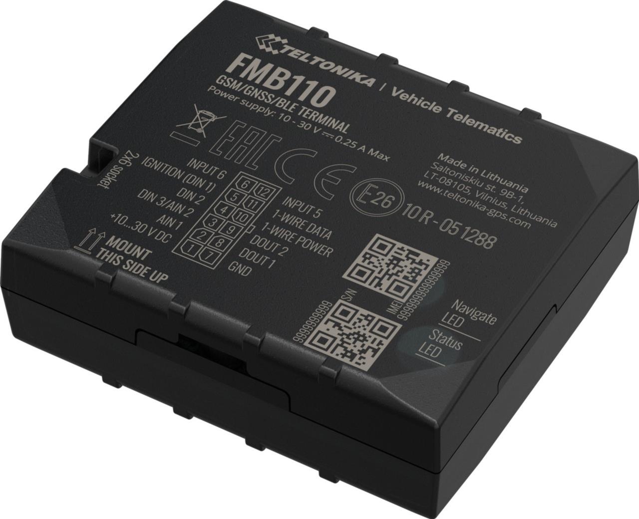 FMB110 GNSS/GSM/Bluetooth Tracker mit interner GNSS/GSM Antenne