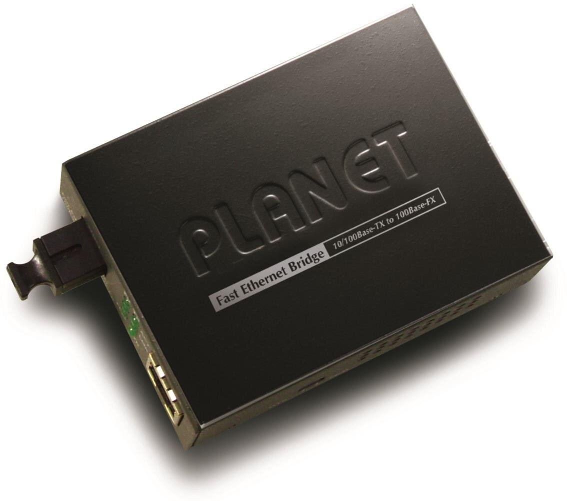 10/100Base-TX to 100Base-FX (SC) Bridge Media Converter