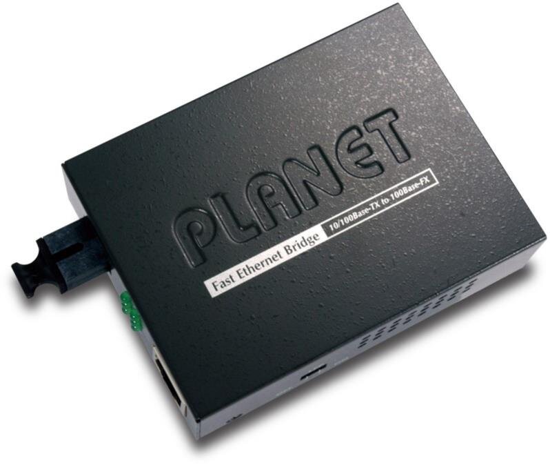 10/100Base-TX to 100Base-FX (SC) Bridge Media Converter