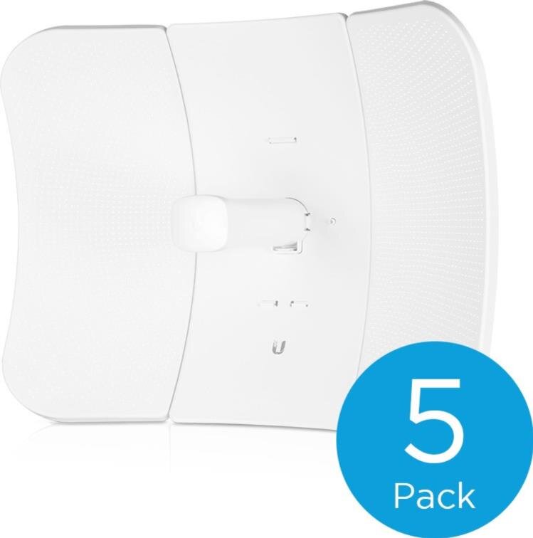 5 GHz LiteBeam ac Long-Range CPE, 26 dBi, mit Dedicated MGMT Radio, 5er-Pack