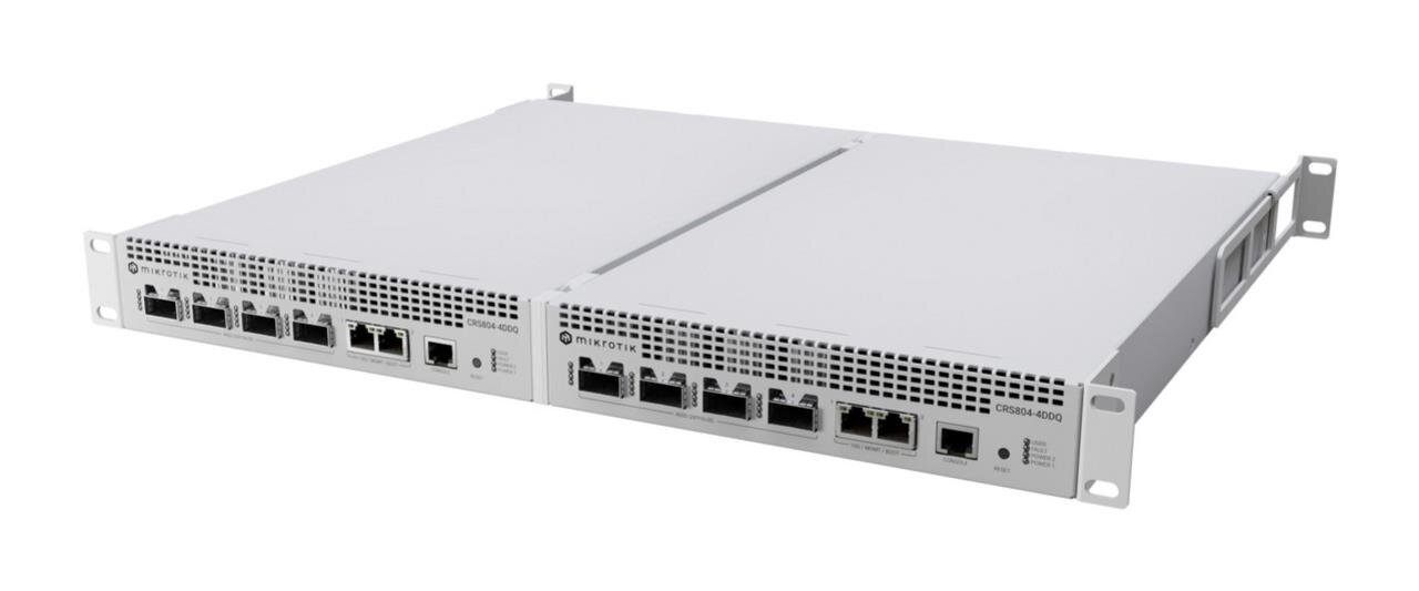 CRS804 4DDQ - Cloud Router Switch, Layer-3, 400G mit 4x QSFP-DD