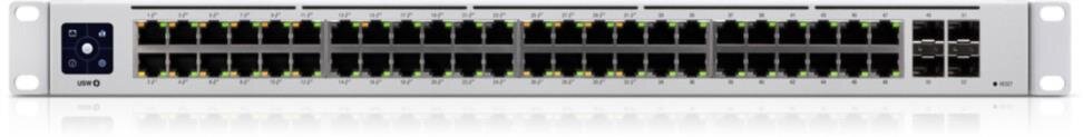 UniFi USW PoE 802.3at 48-Port Gigabit Switch mit 4x SFP