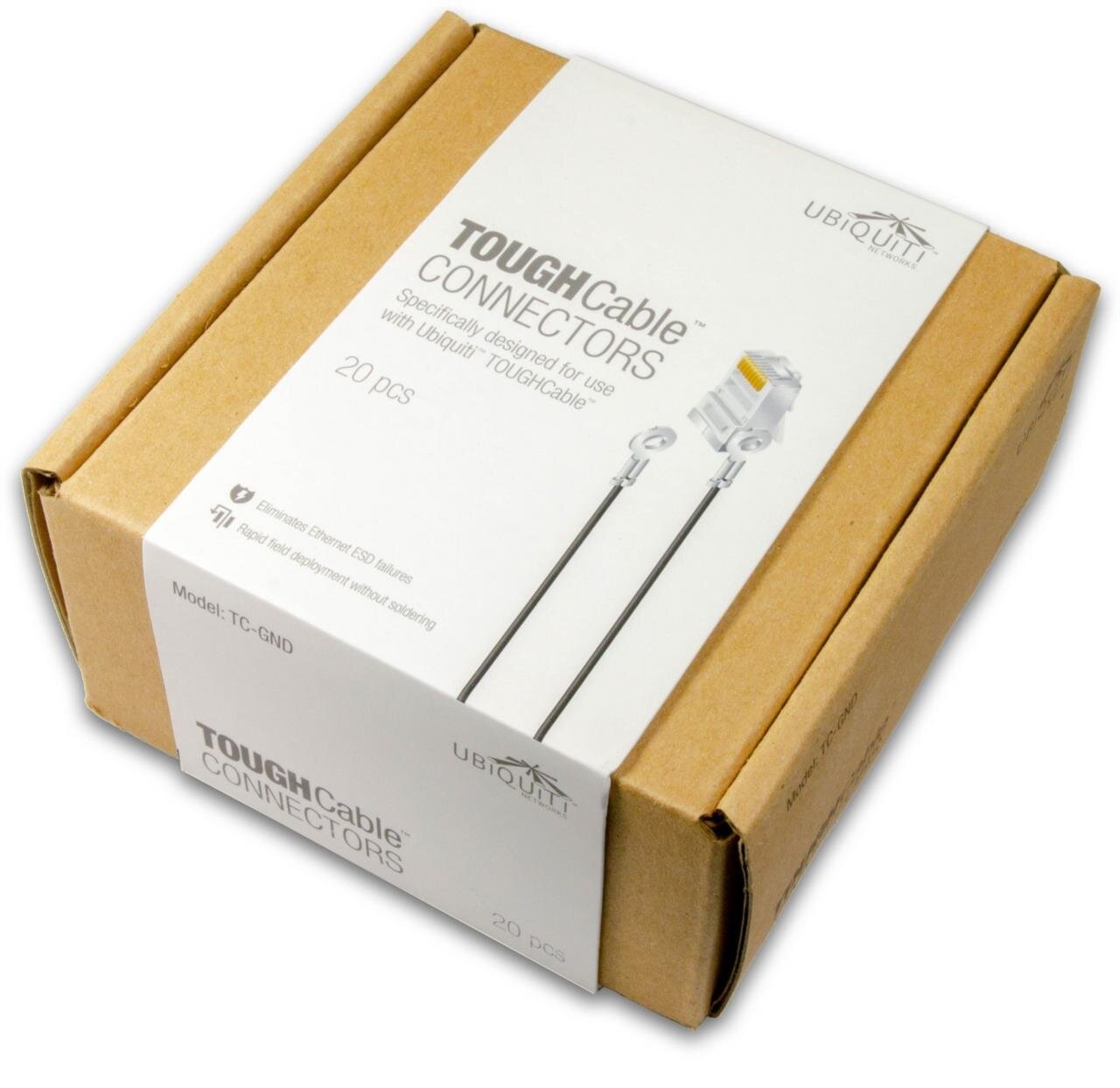 Tough Cable Stecker inkl. Erdungskabel, 20er Pack