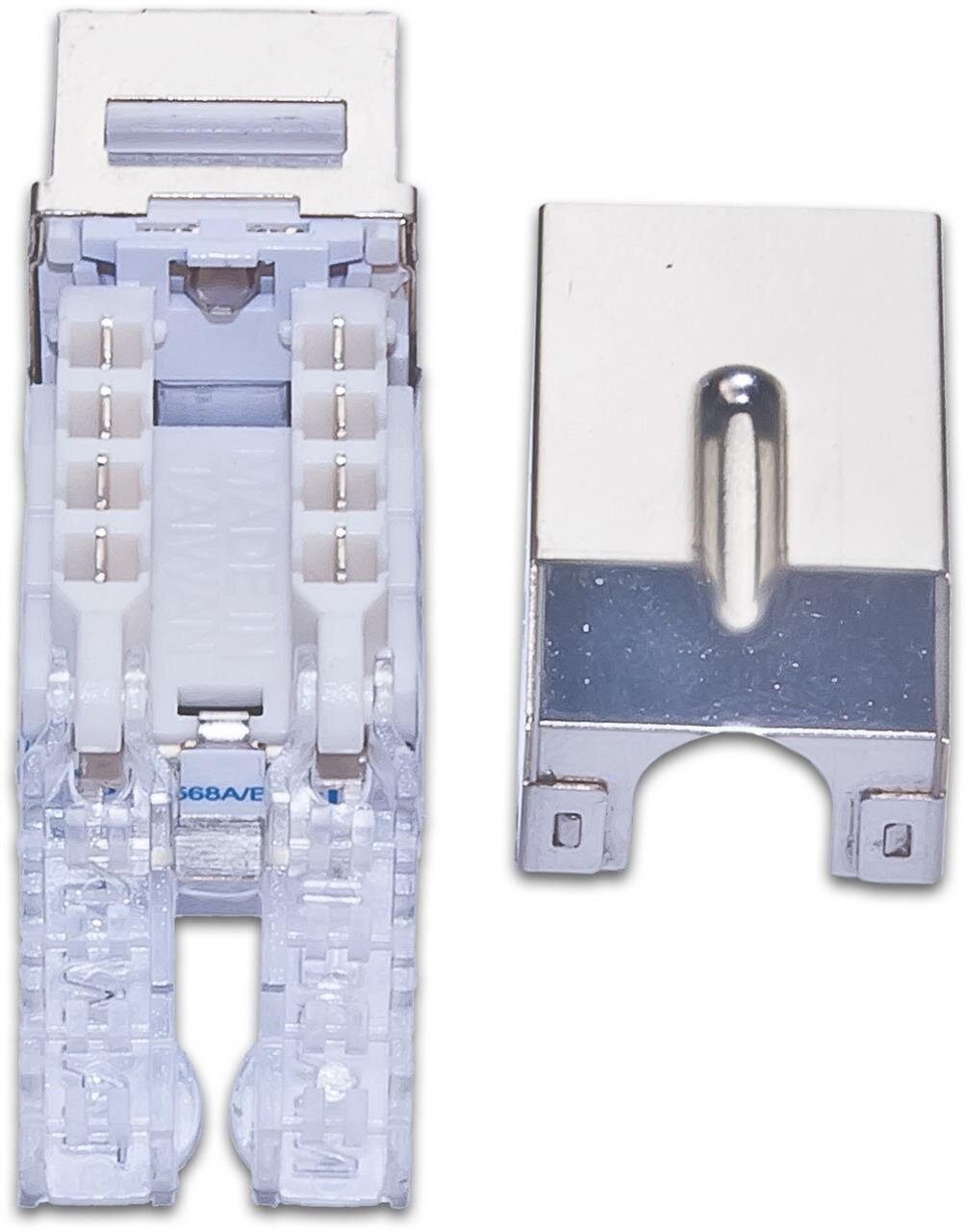 KAT6 10 Gigabit Ethernet Keystone Modul, mit Sperrfunktion