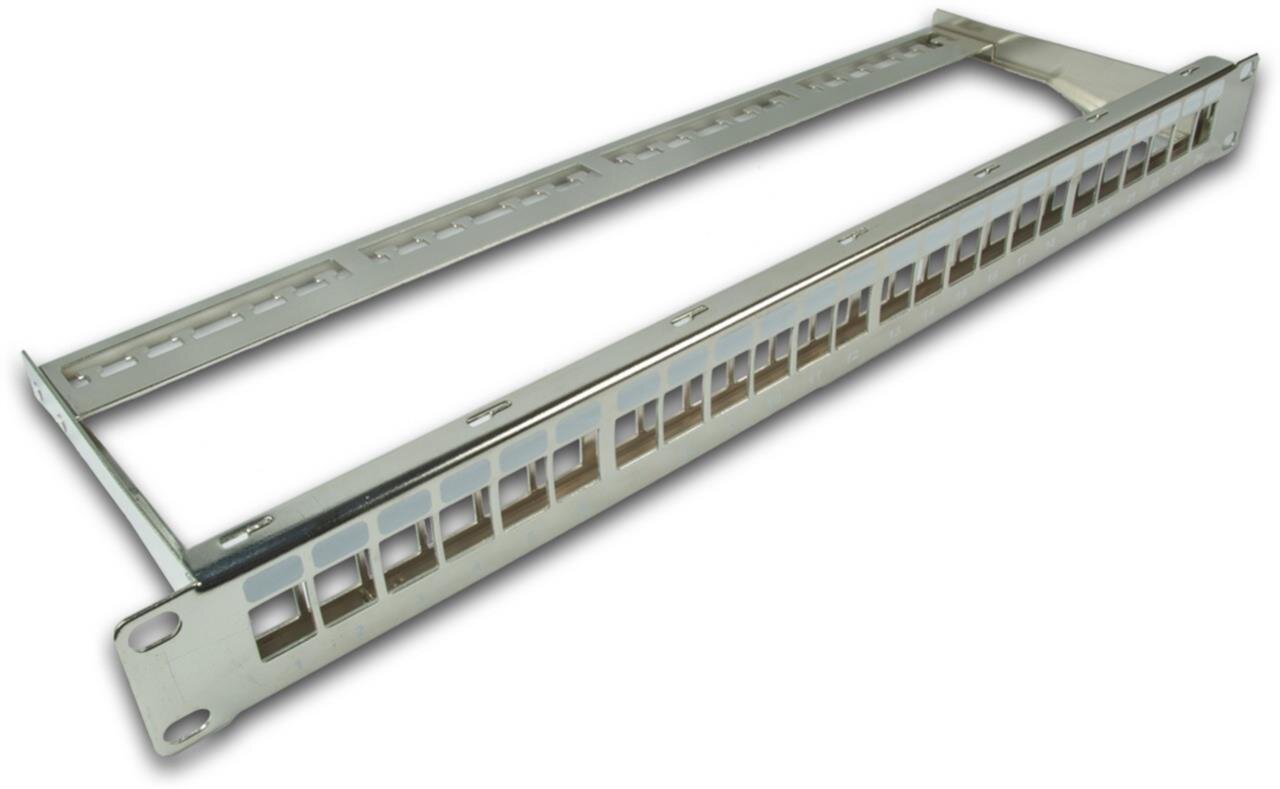24-Port Keystone Modul-Leerpanel, 19