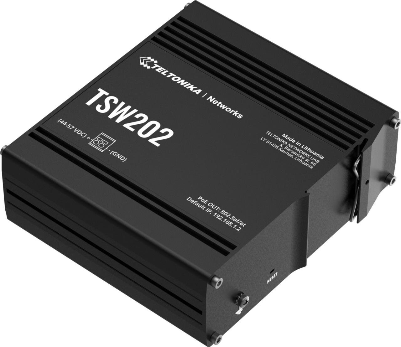 IP30 Industrie 8-Port 1Gbit PoE+, 2-Port SFP L2+ Switch, -40°C - +75°C