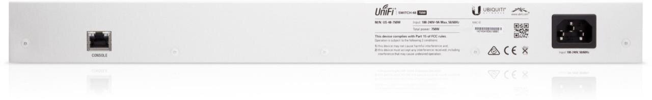 UniFi Switch, 48-Port, 750W