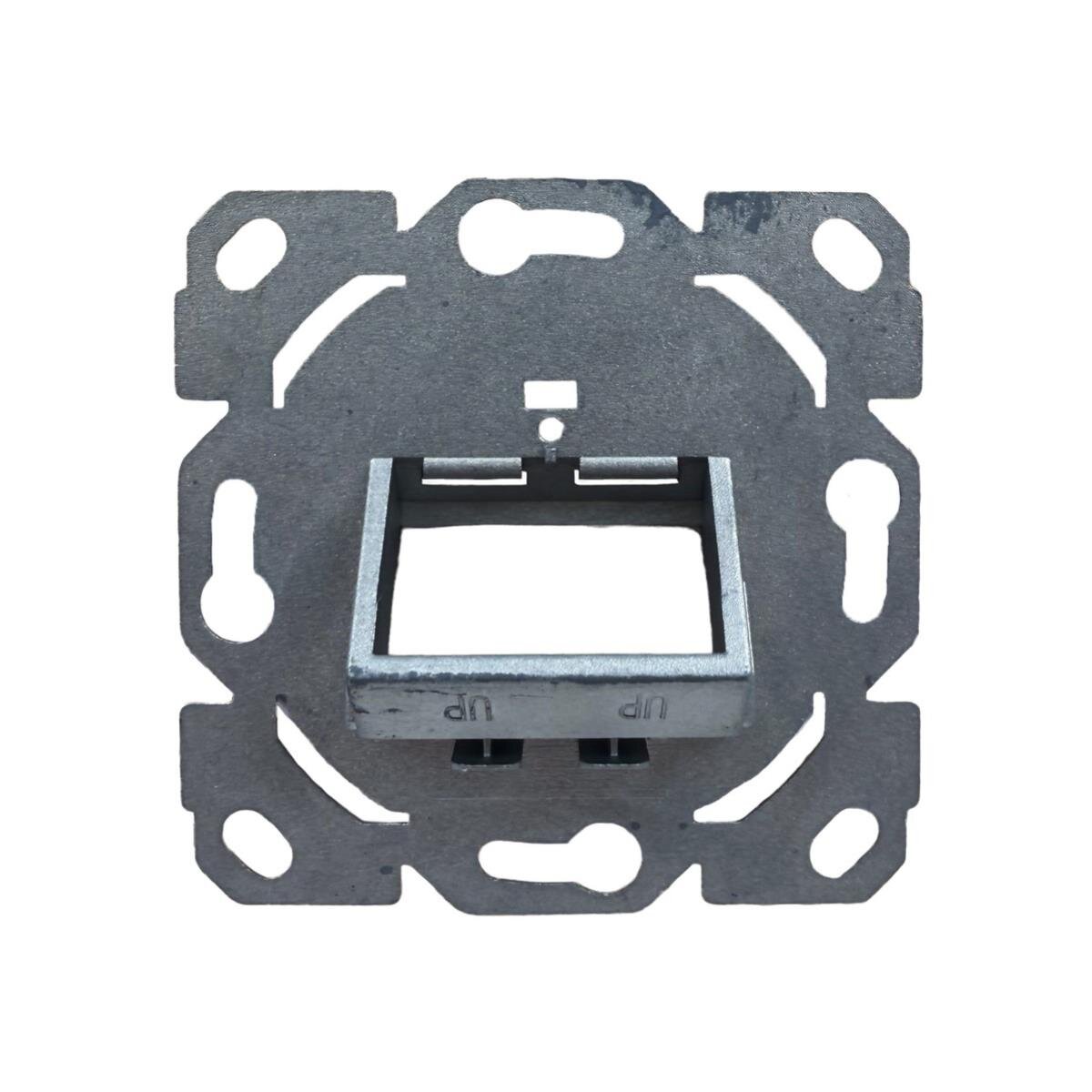 Keystone Leerdose für 2 Module, Unterputz, Schalterprogramm-fähig, RAL9010