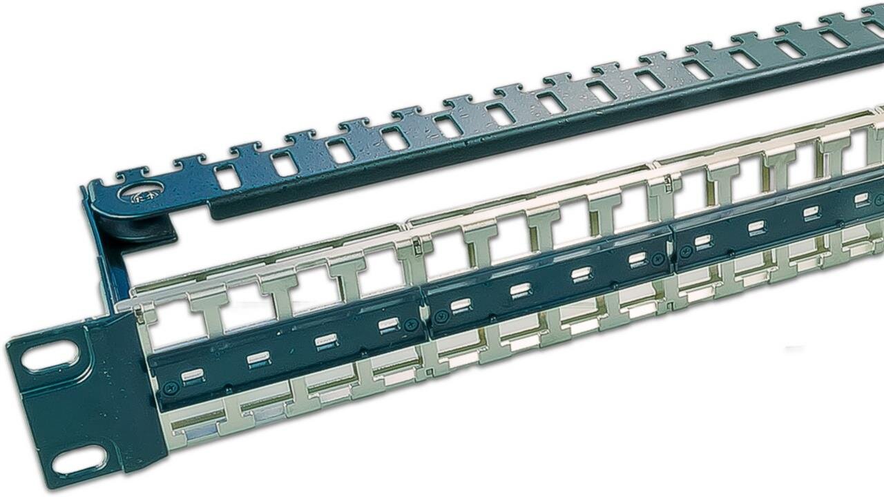 High Quality 48-Port Keystone Modul-Leerpanel, 19