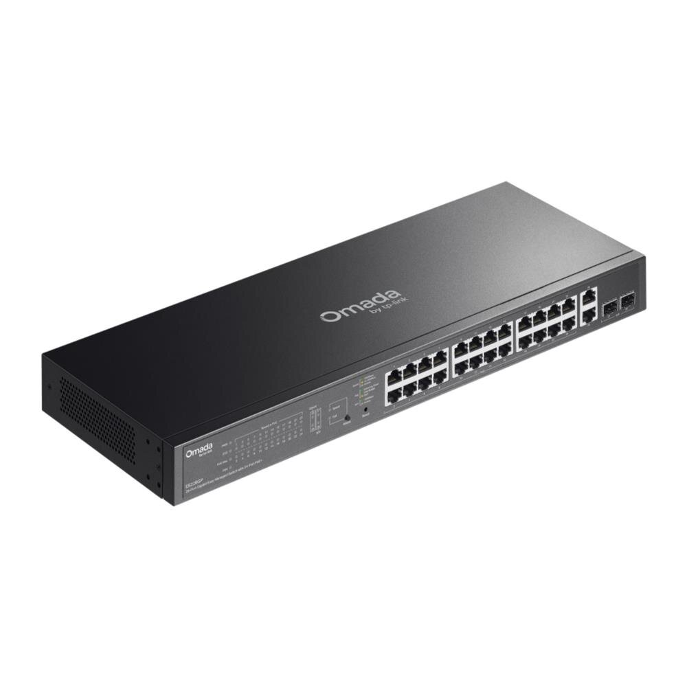 Omada 28-Port-Gigabit-Easy-Managed-Switch mit 24-Port-PoE+