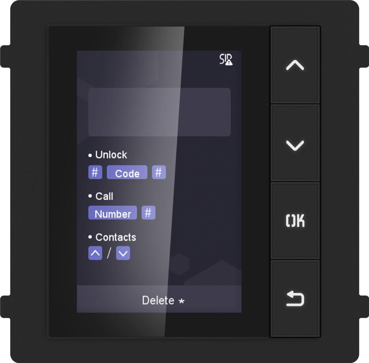 DS-KD-DIS - Video Türsprech Station Display Modul