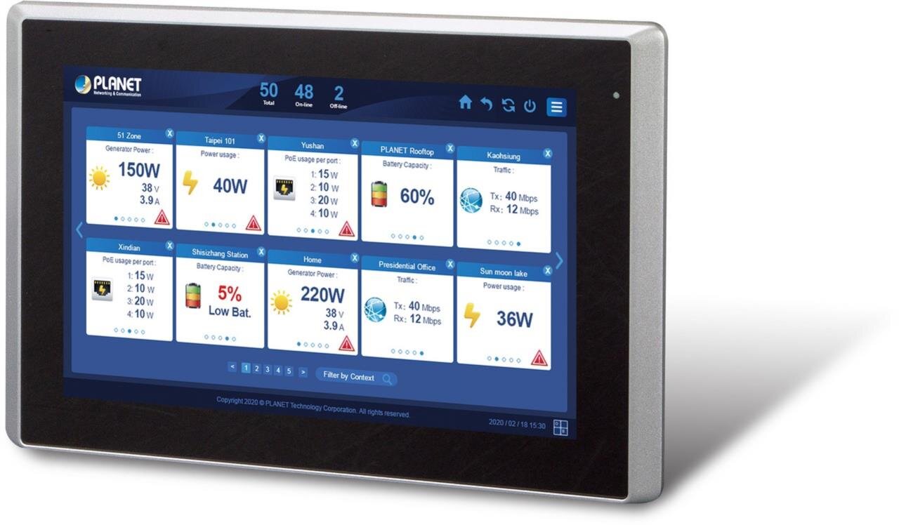 Renewable Energy Management Controller with LCD Touch Screen
