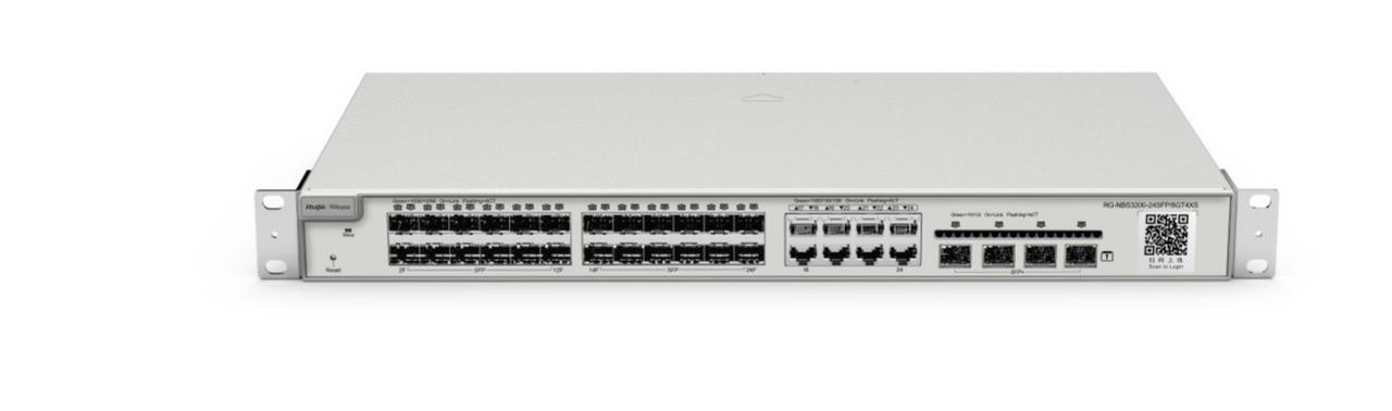 24-Port Gigabit Layer 2 Cloud Managed Switch, 24x SFP, 4x SFP+, 8x RJ45 Combo