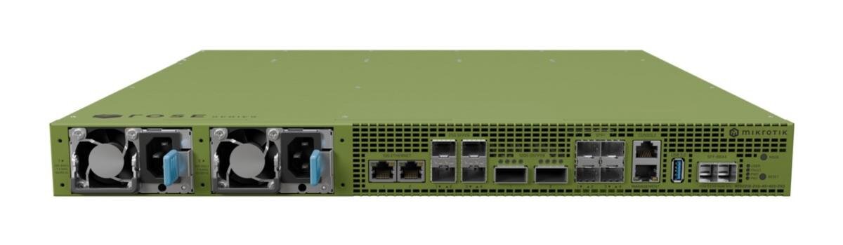 ROSE Data Server (RDS), 2x QSFP28, 4x SFP28, 4x SFP+, 2x 10GBit, redudante PSU