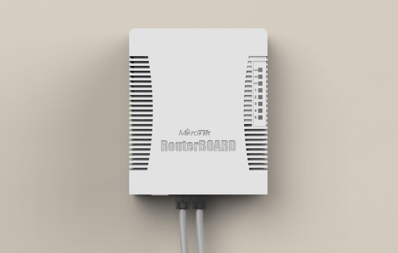 hEX PoE, 800 MHz CPU, 128 MB RAM, 5 Port Gigabit + 1 Port SFP