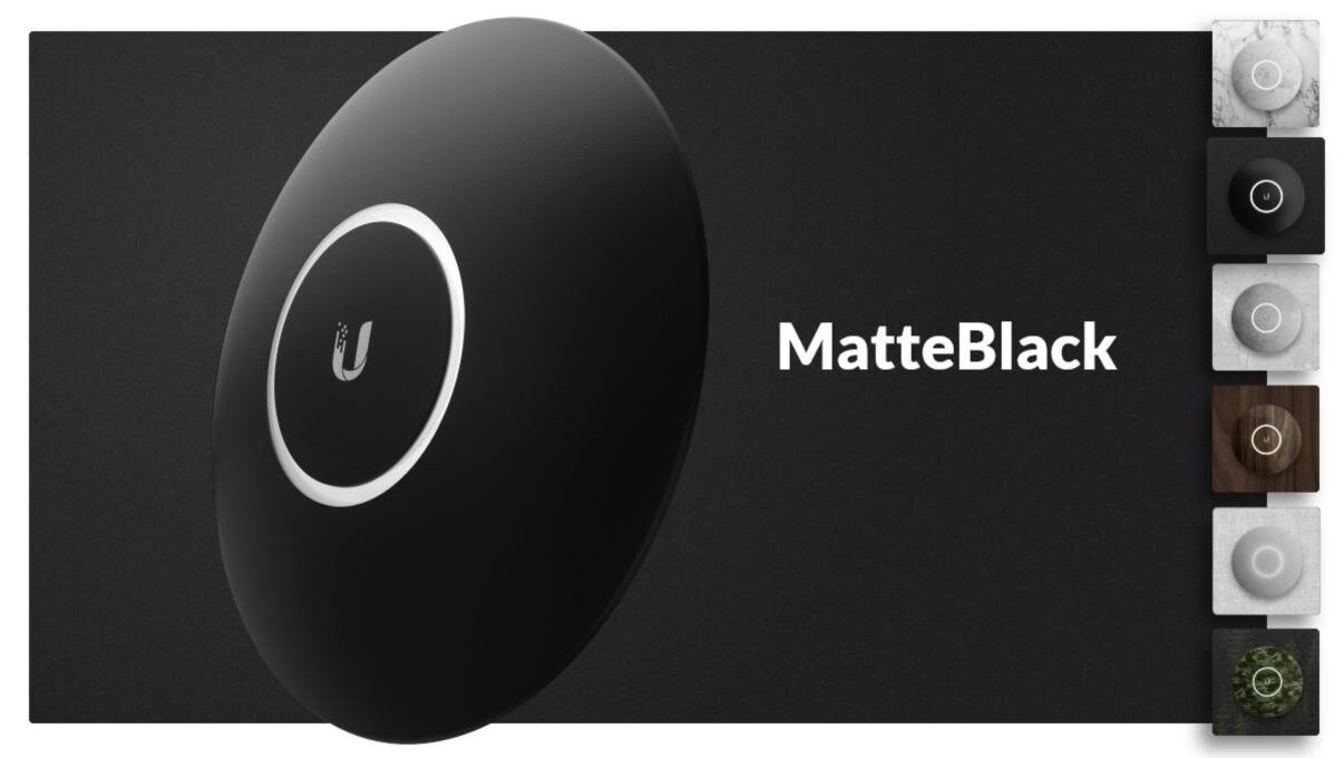 UniFi nHD-Cover für UAP-nanoHD Access Point, 3-Pack, Schwarz matt