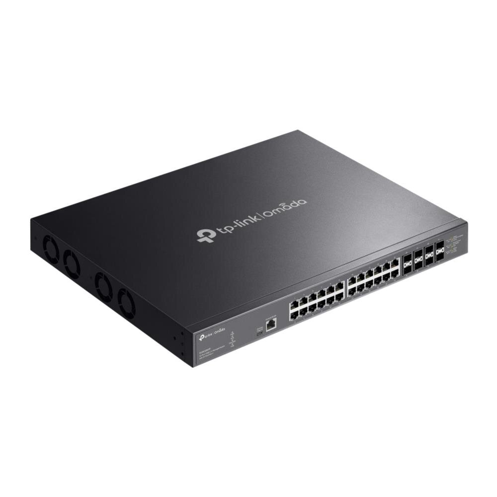 Omada 32-Port 10GE L2+ Managed Switch mit 24-Port PoE++