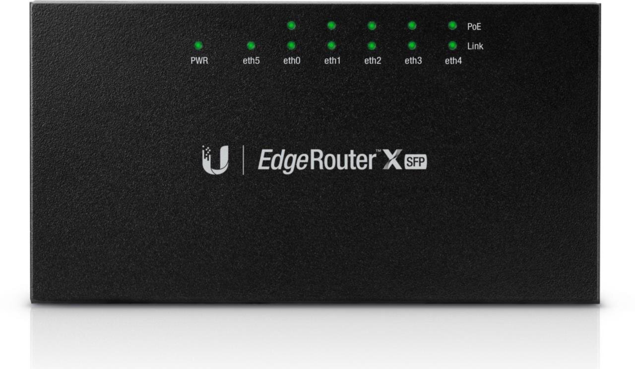 EdgeRouter X, 6-Port, PoE, SFP 