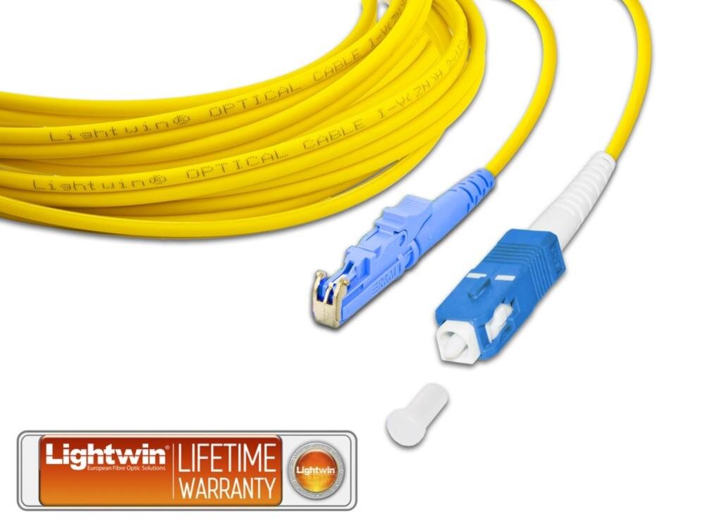High Quality Simplex LWL Patchkabel, SM, E2000 - SC