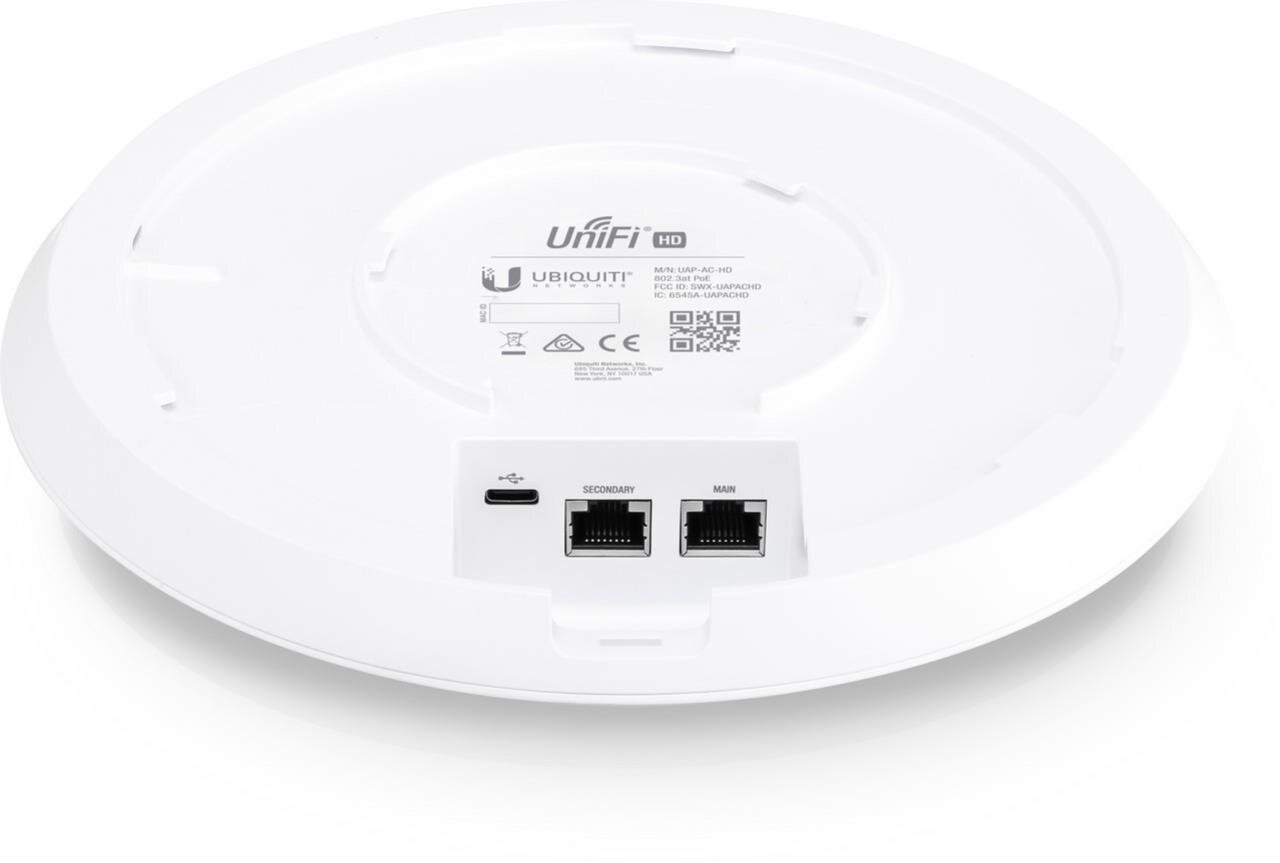 UniFi UAP-AC-HD - 802.11ac Wave 2 Wi-Fi AP, Indoor/Outdoor