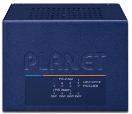 4-Port Multi-Gigabit 802.3bt PoE++ Injector Hub (160 Watts)