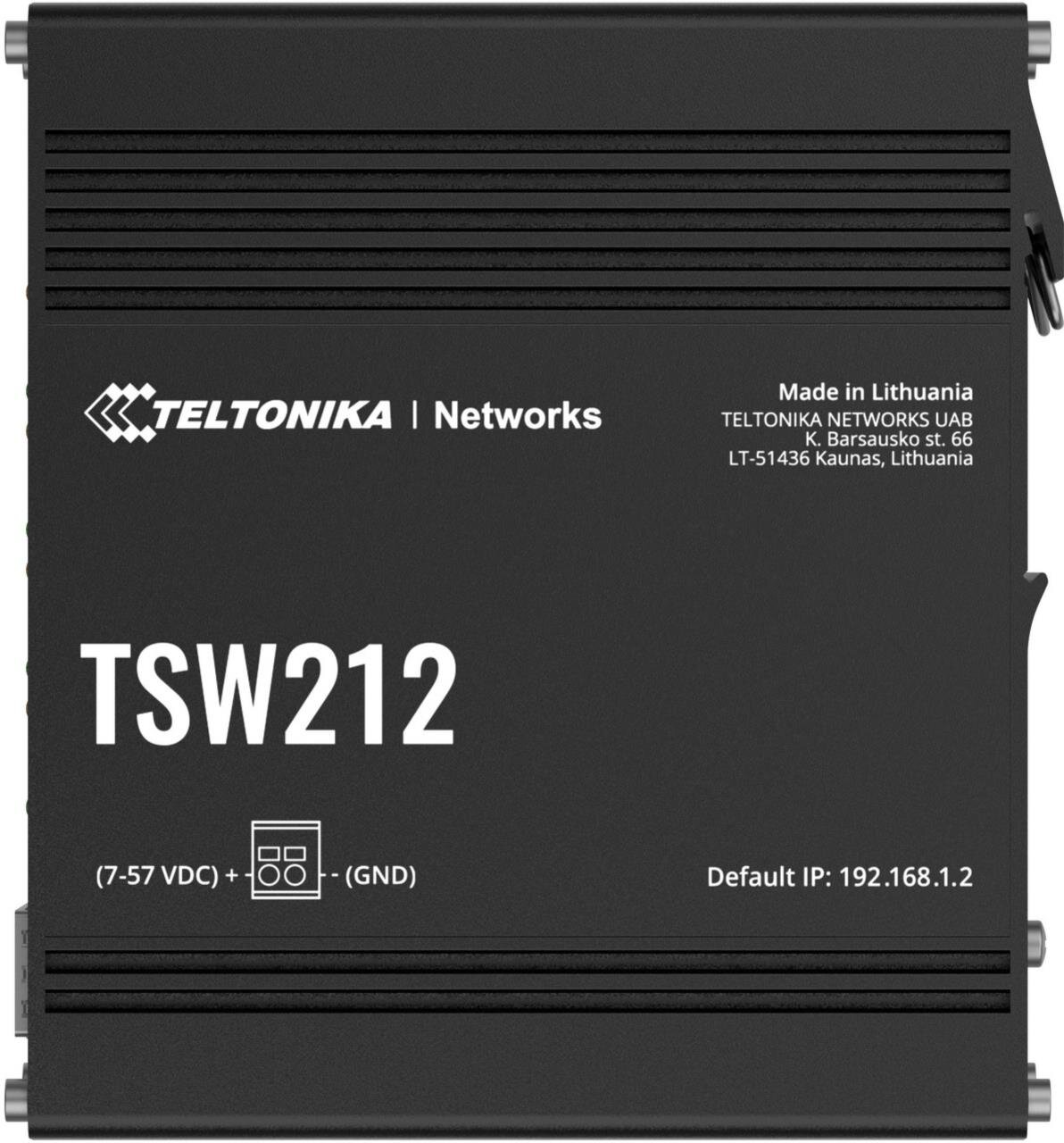 IP30 Industrie 8-Port 1Gbit, 2-Port SFP managed Switch, -40°C - +75°C