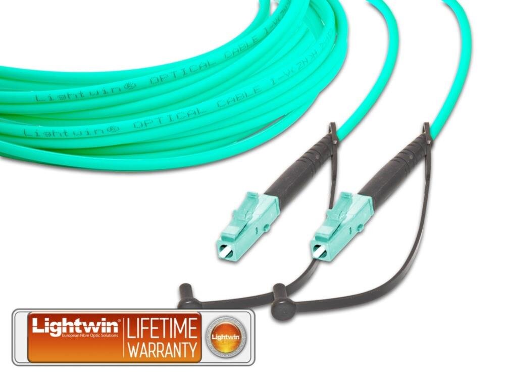 High Quality Simplex LWL Patchkabel, MM OM3, LC - LC 