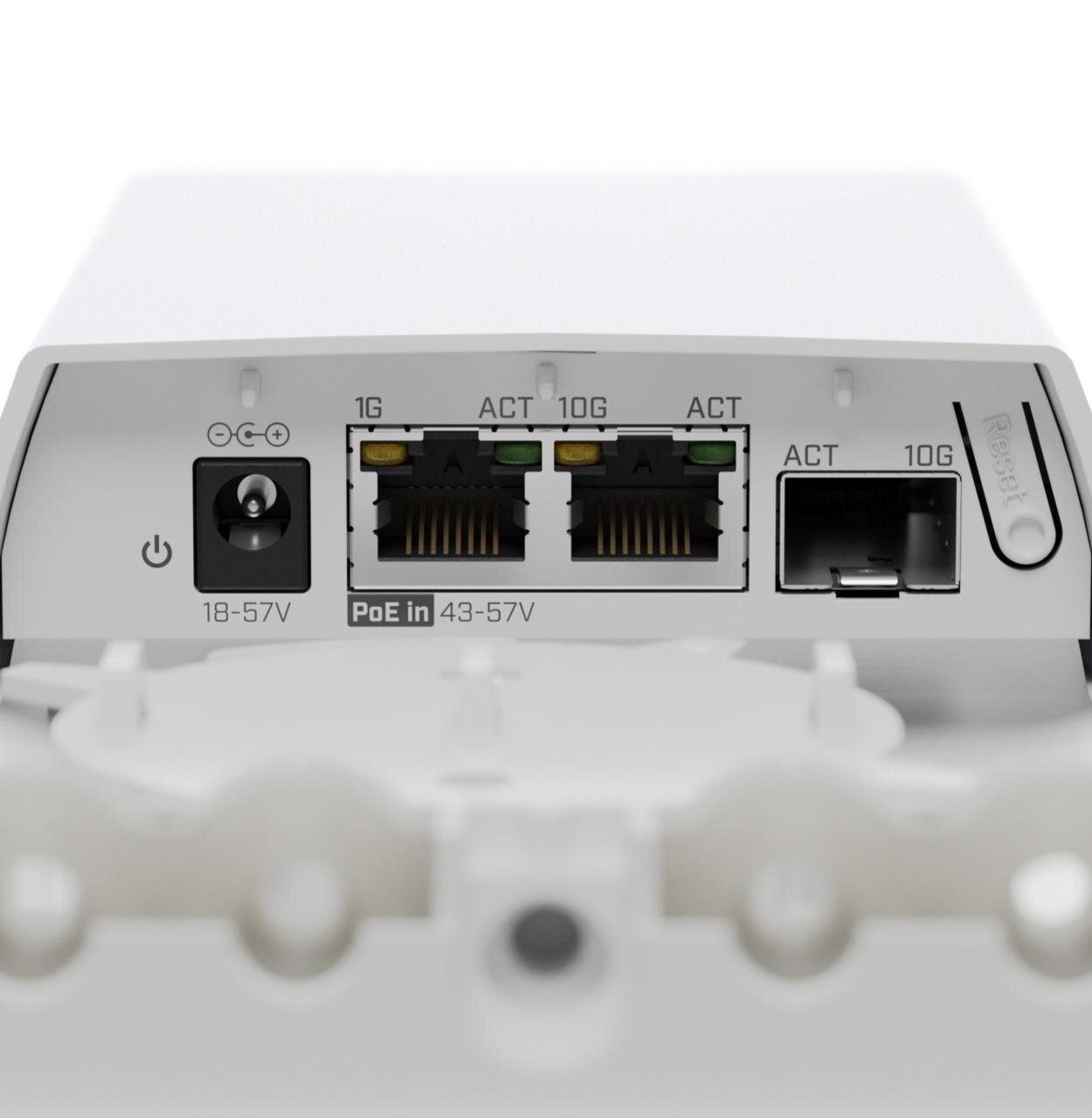 Smart 10Gbit SFP+ zu 10Gbit Ethernet Fiber-zu-Kupfer-Konverter, IP55, PoE-In