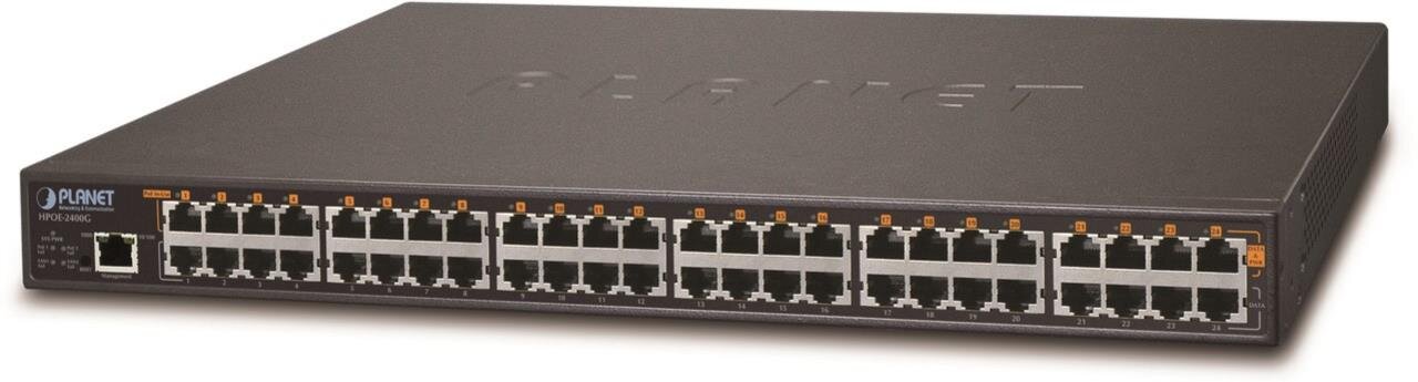 24-Port Gbit 802.3at PoE+ Managed Injector Hub (720W)