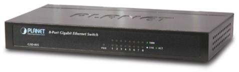 8-Port 1000Base-T Desktop Gigabit Ethernet Switch