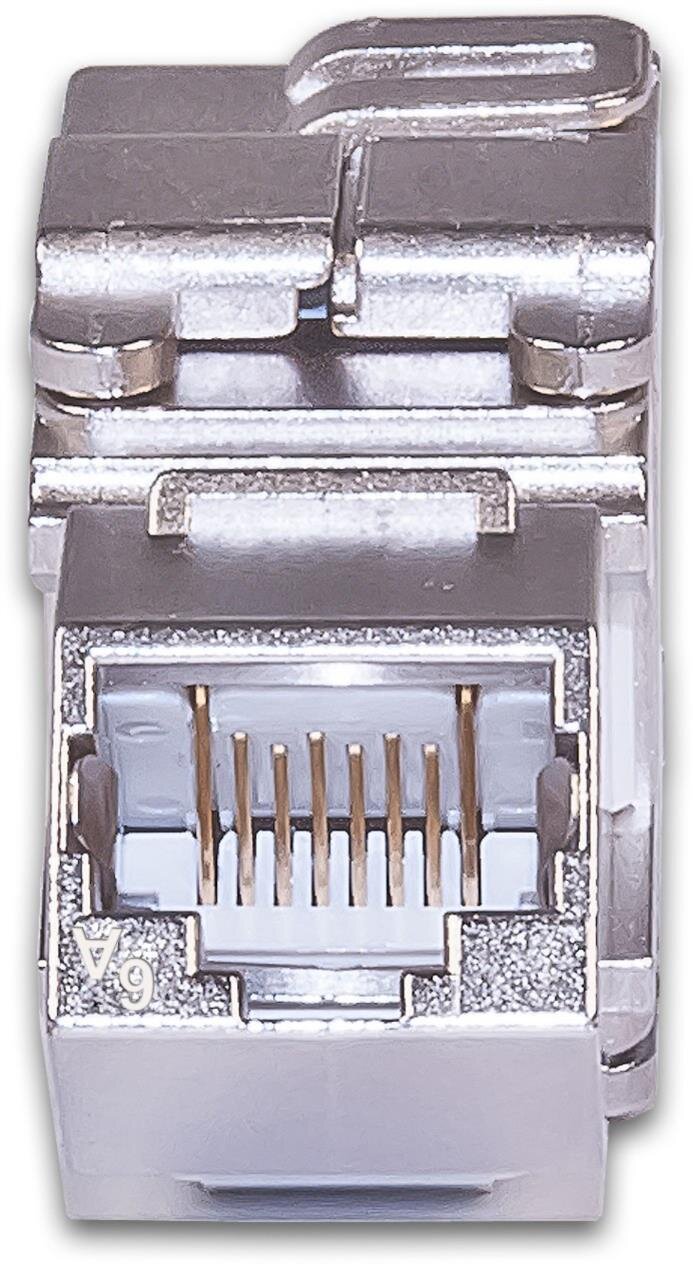 KAT6A 10 Gigabit Ethernet Keystone Modul, 45°