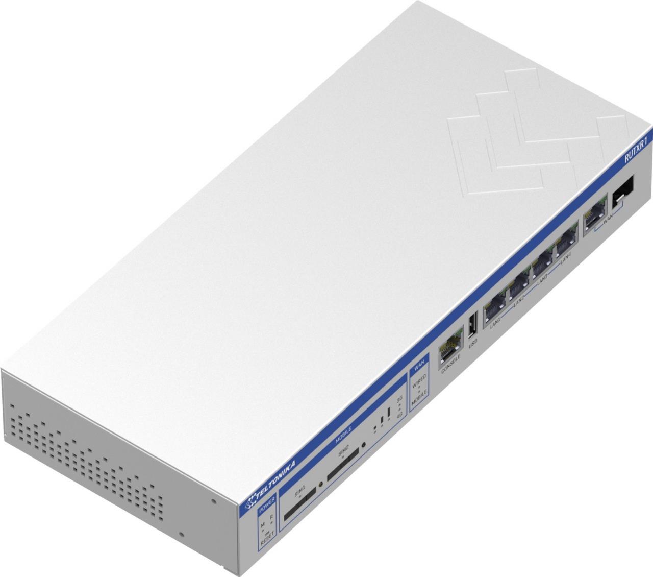 Enterprise Rack-Mountable SFP/LTE Router, Dual-SIM, 5x 1Gbit, Wave2 802.11ac 