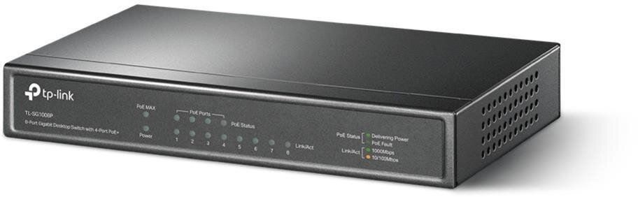 8-Port Gigabit Desktop Switch mit 4-Port PoE