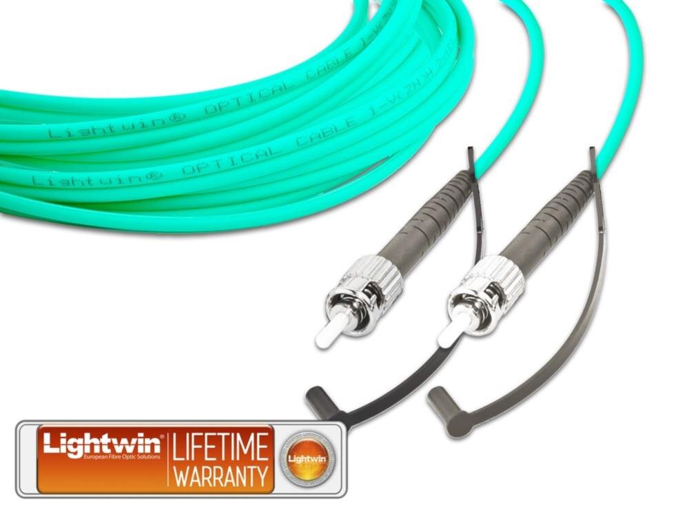 High Quality Simplex LWL Patchkabel, MM OM3, ST - ST 
