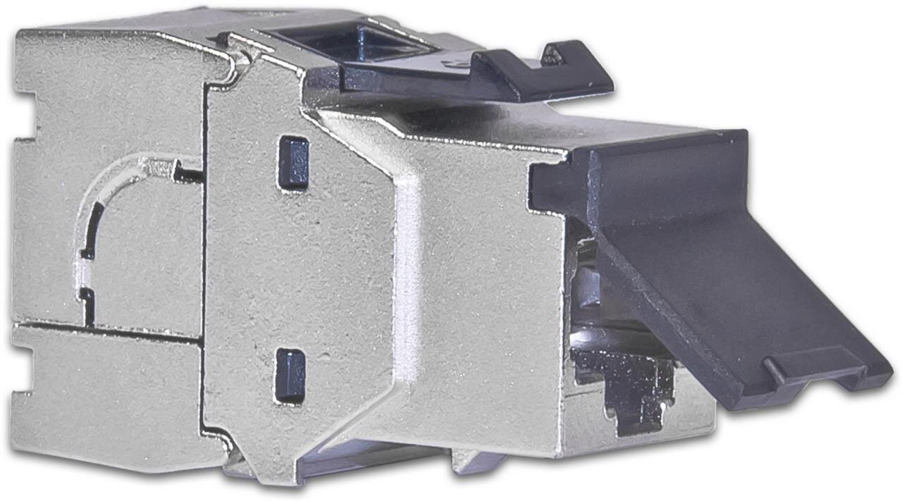 KAT6A 10 Gigabit Ethernet Keystone Modul, 90°