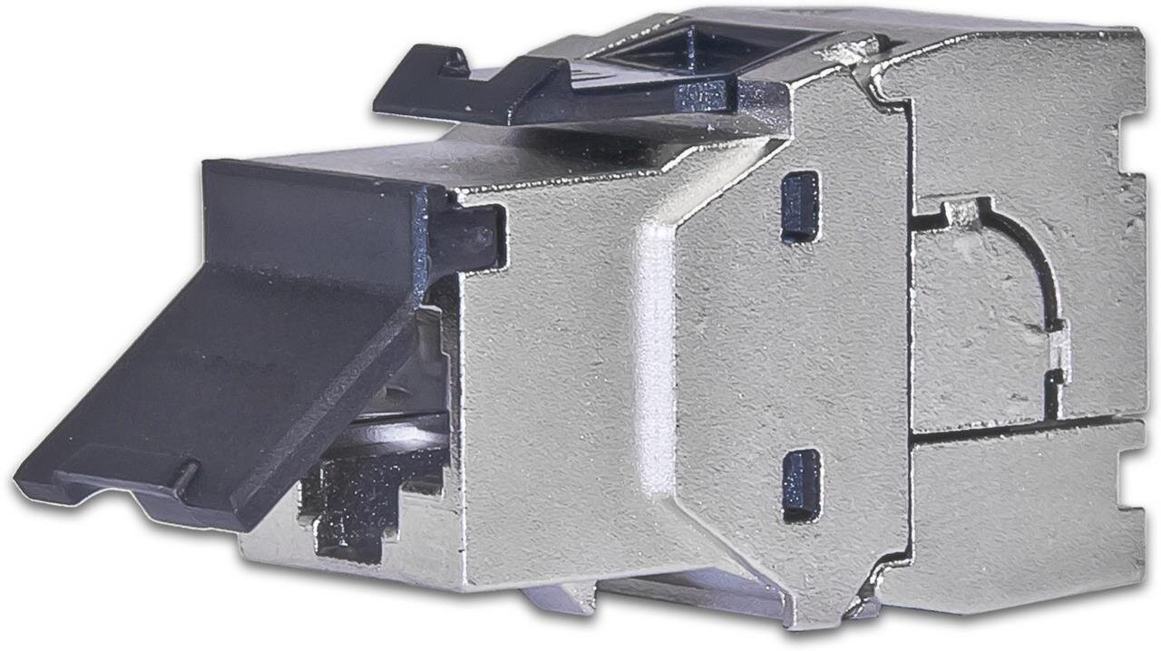 KAT6A 10 Gigabit Ethernet Keystone Modul, 90°
